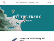 Tablet Screenshot of marquette-backcountry.com